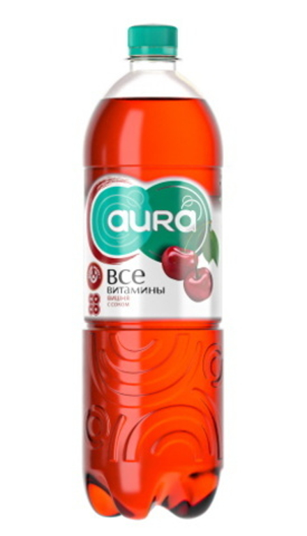 Напиток б/а без газа "Аура - Все витамины" Вишня с соком 0,5л. Лидское пиво