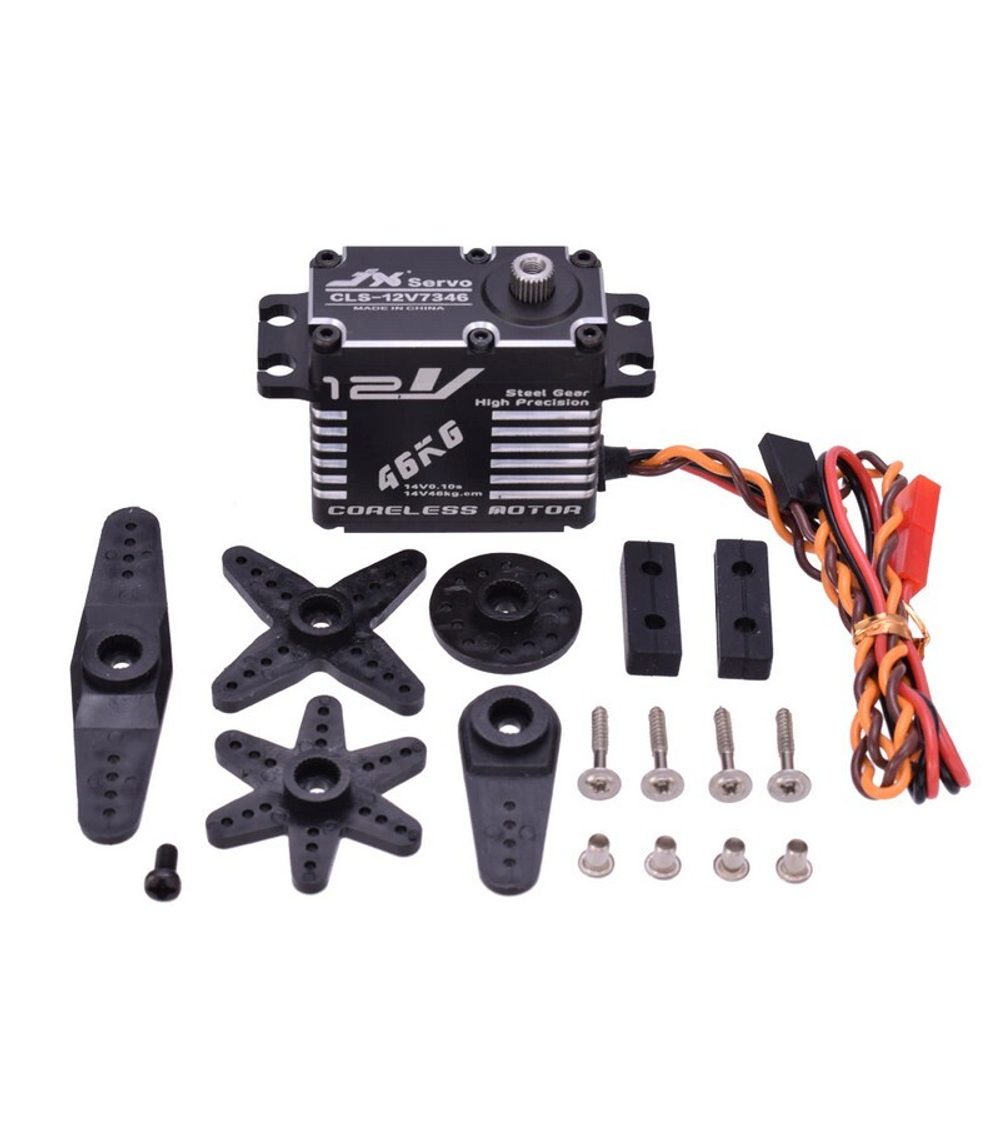 Сервомашинка цифровая JX Servo CLS-12V7346 (73г/47/0.10/14.0V) Full metal