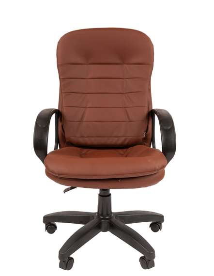 Офисное кресло   Стандарт СТ-95 Россия экокожа коричн.