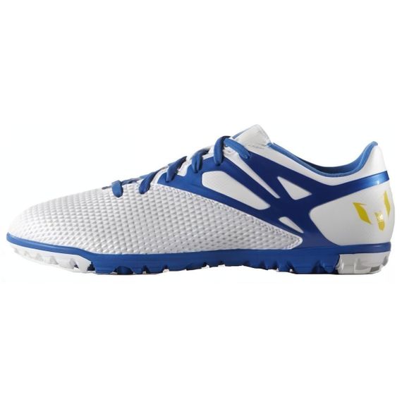 Adidas Messi 15,3 Футбольные бутсы низкого качества , Белый и Синий Цвет, Мужские