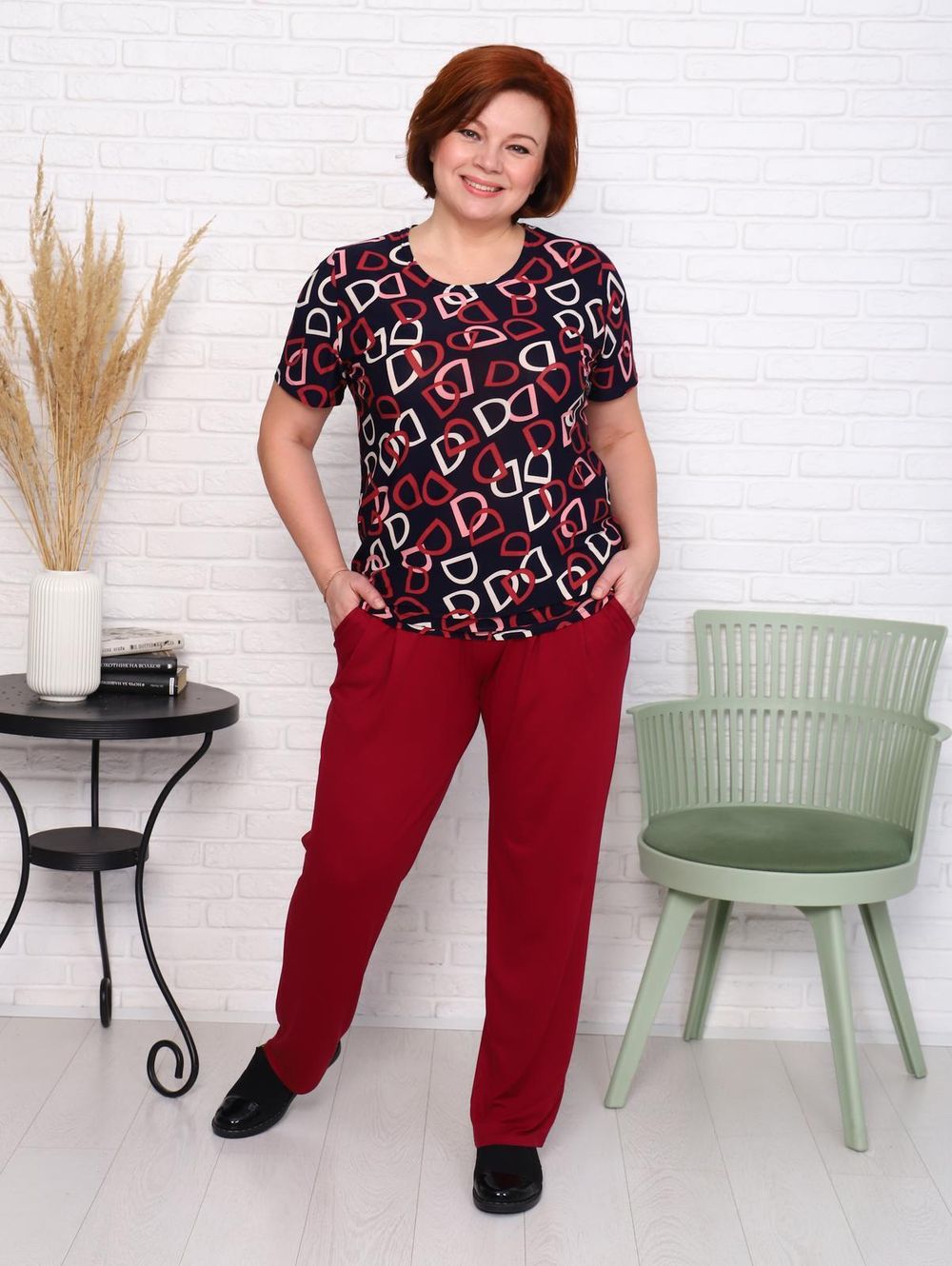 Ассорти - костюм бордо Iv-capriz (Акция)