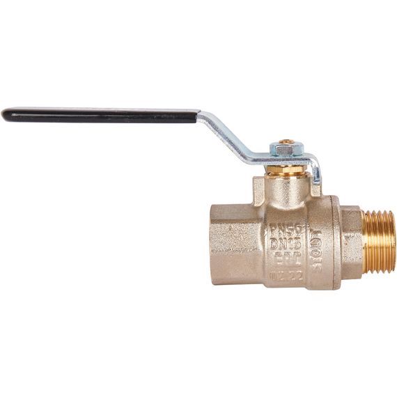 Кран шаровый STOUT Н-В 1/2&quot; рычаг полнопроходной 26333