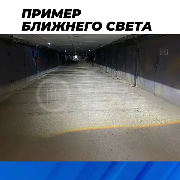 Фары Лада Калина 1 передние круглые би линзы и ангельскими глазками, хромированная маска