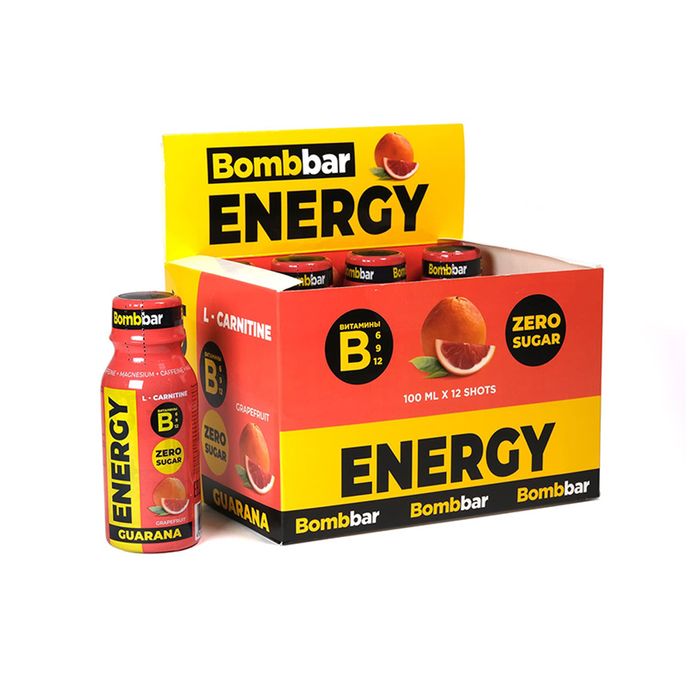 L-карнитин с Гуараной 100мл (Bombbar)