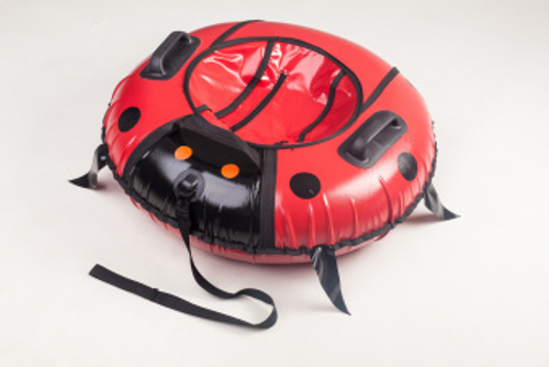 Тюбинг-ватрушка 90 см "Божья коровка" камера 14 Россия