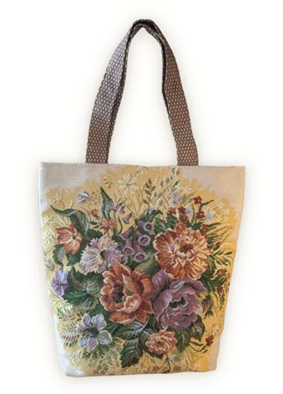 Гобеленовая сумка Букет (39х39х12)