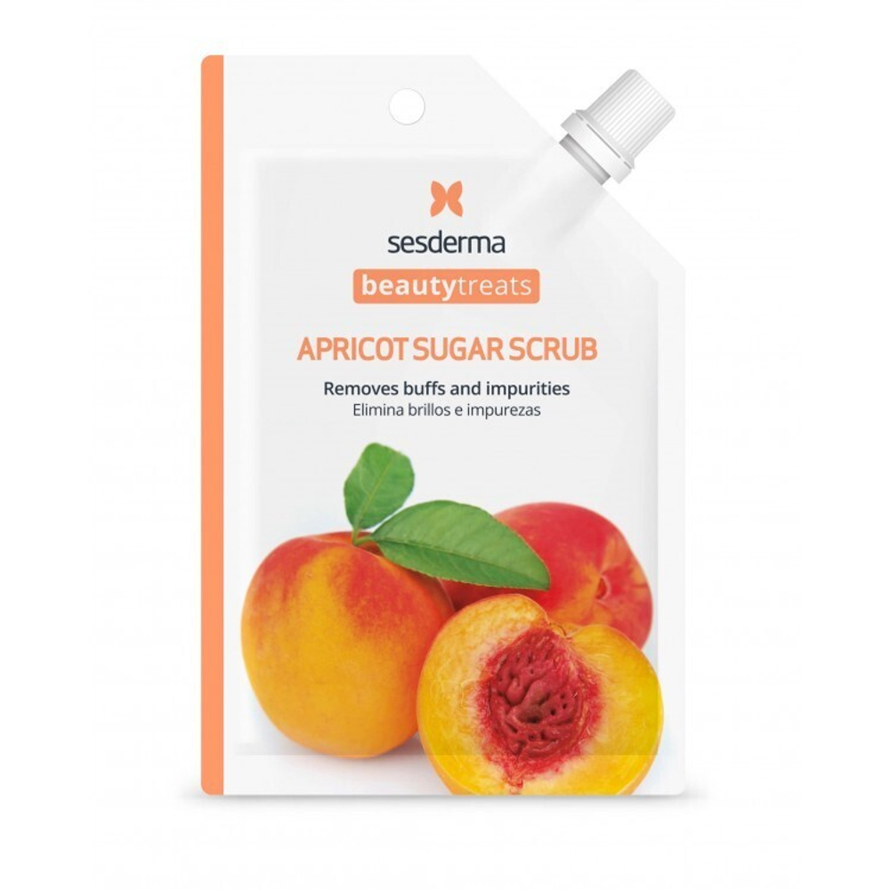 Sesderma BEAUTYTREATS Apricot Sugar Scrub Mask - Маска-скраб для лица с абрикосовым сахаром и кокосовым маслом, 25 мл