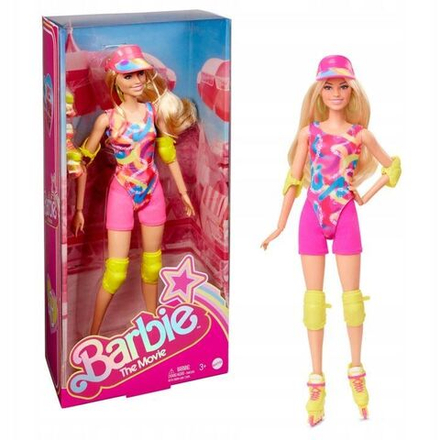 Кукла Mattel Barbie The Movie - Коллекционная кукла Барби Кино - Марго Робби на роликовых коньках HRB04