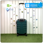 Маленький чемодан LUIYDA, Темно-зеленый, S+