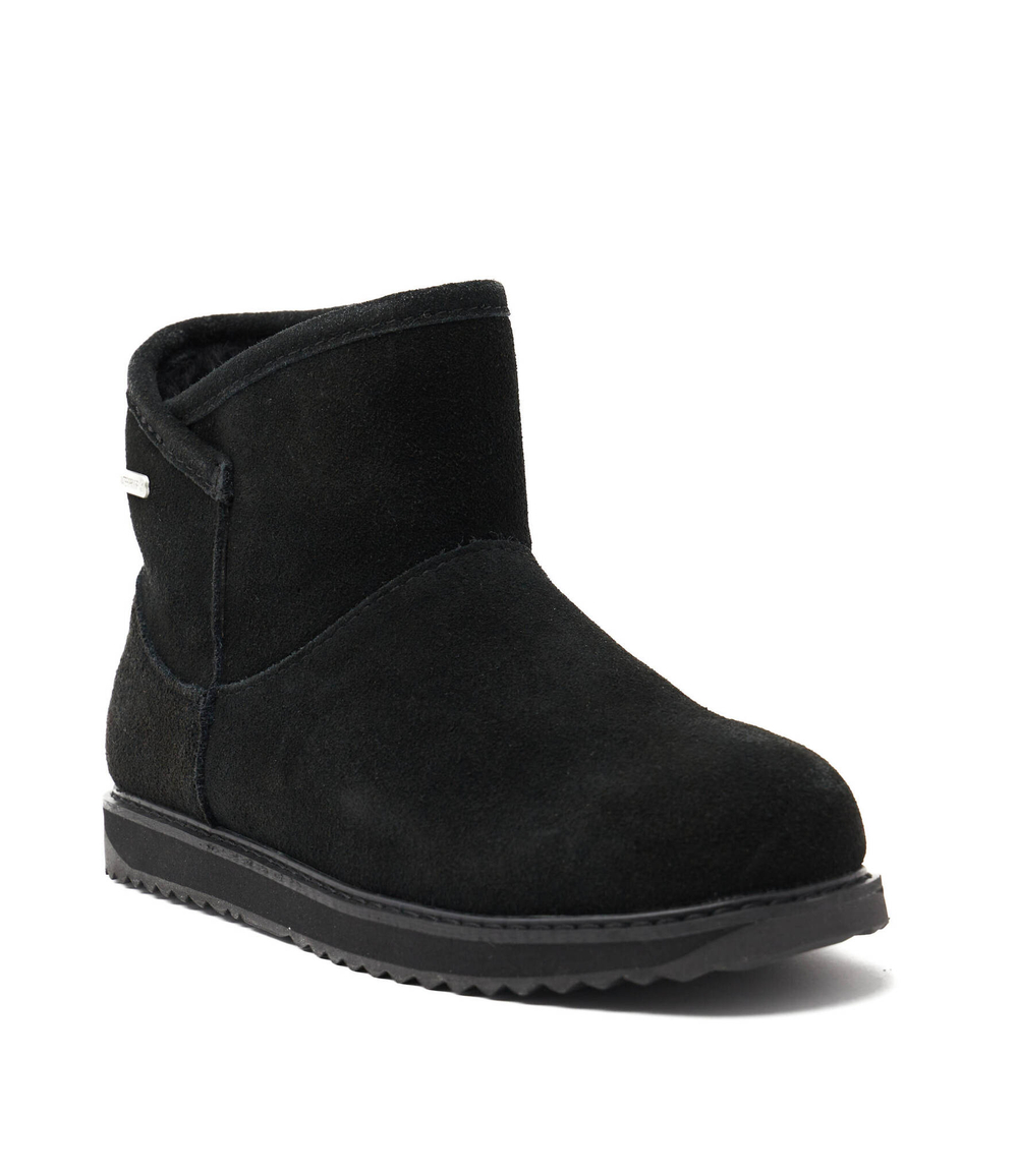 Кожаные угги dofida mini EMU Australia - черный(W12645)