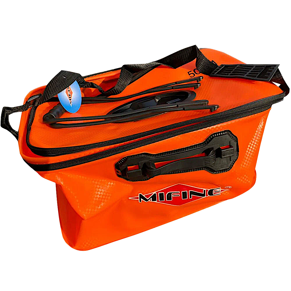 Сумка-ведро Mifine (Dejia) рыболова п/эт 1мм с клапаном, 55х28х29см YF50 -
