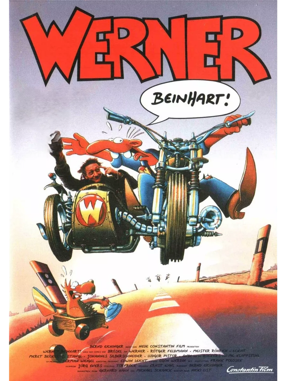 Вернер. Твердый, как кость (1990) (DVD-R), Мультфильм DVD