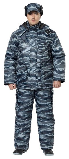 Костюм зимний "Охрана"полукомбинезон (КМФ город)