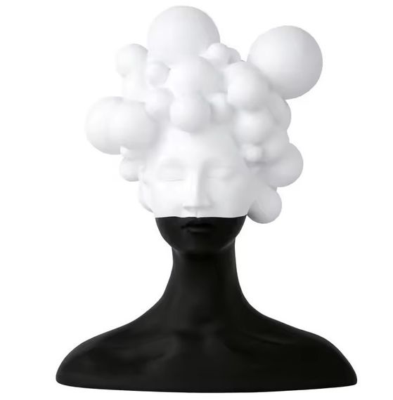 Фигурка Black and White Bubble Female Head