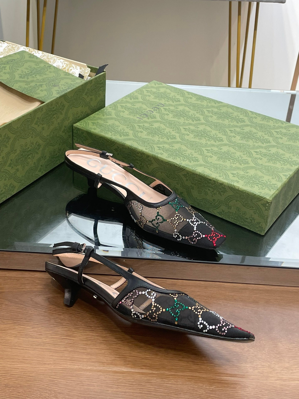 Gucci GG Slingback Pump 3.5 cm