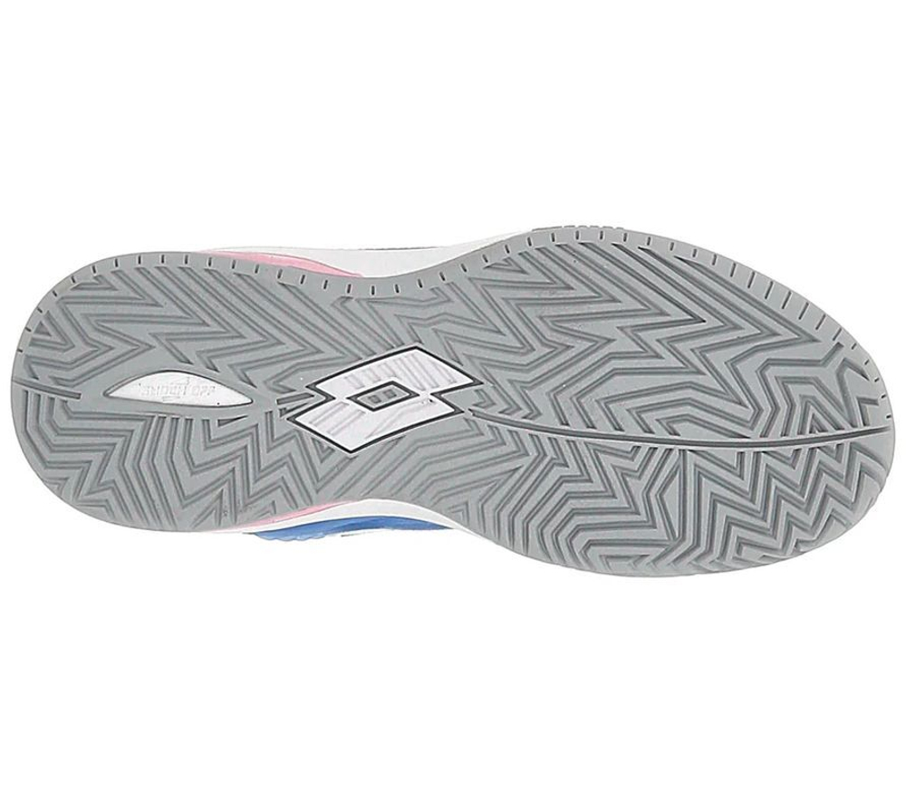 Детские теннисные кроссовки Lotto Mirage 200 II PRT ALR JR - serenity blue/all white/perfume rose