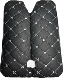 Чехлы на козырьки ЛАДА Ларгус, РЕНО Логан, Дастер, Сандеро (белая нить Бабочка)