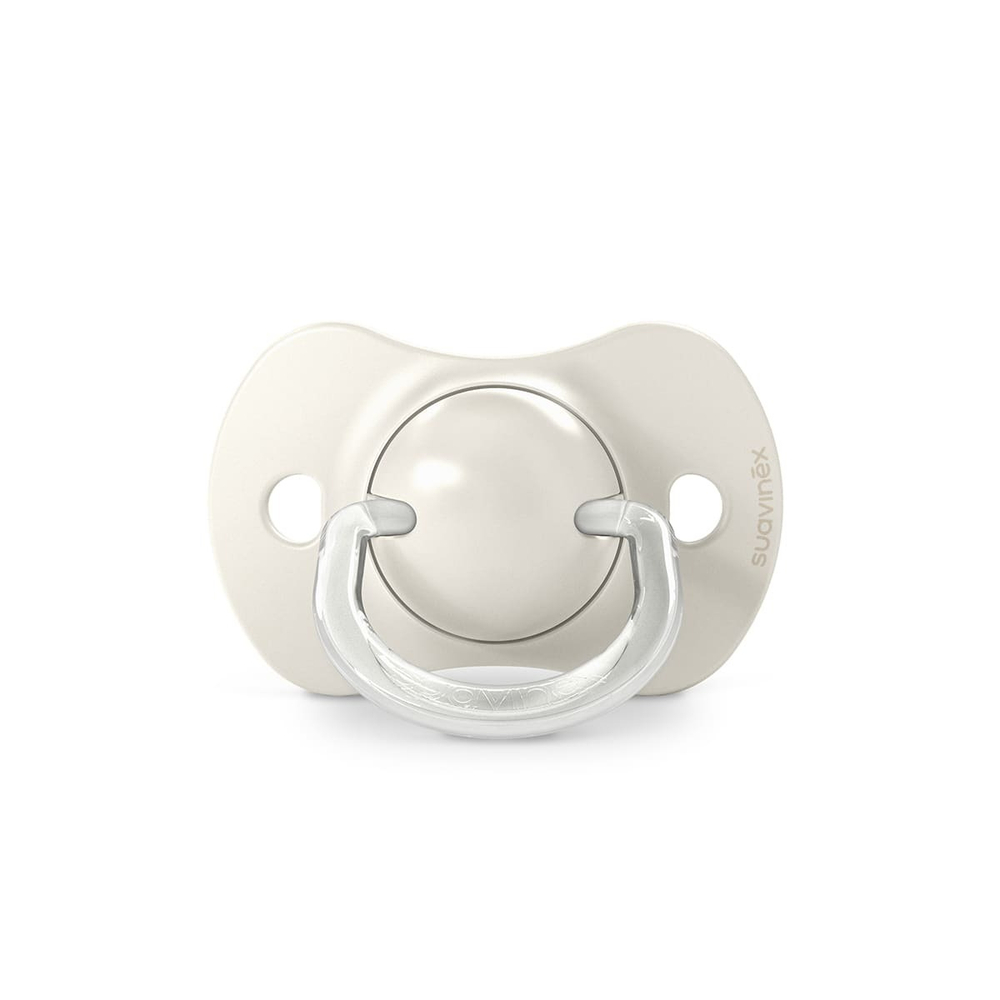 Набор физиологических пустышек Suavinex Birdies бежевый, 6-18 мес