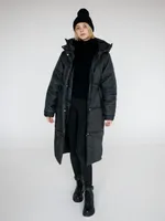 Пуховик ko-ko-ko зимний женский черный