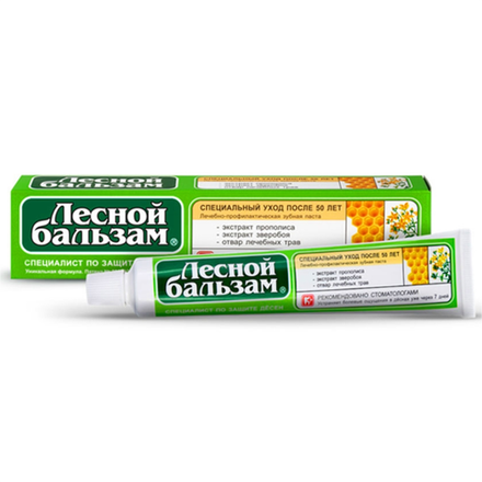 Зубная паста Лесной бальзам прополис-зверобой 75 мл