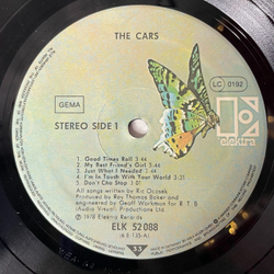 Винтажная виниловая пластинка LP The Cars (Germany 1978) Good Times Roll