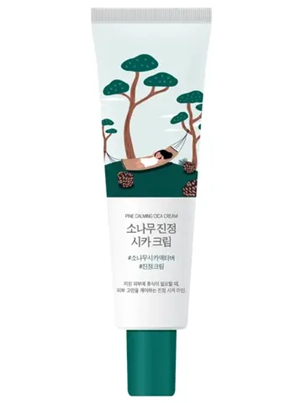 Round Lab Успокаивающий крем с сосной и центеллой: против воспалений и покраснений Pine Calming Cica Cream 50 мл