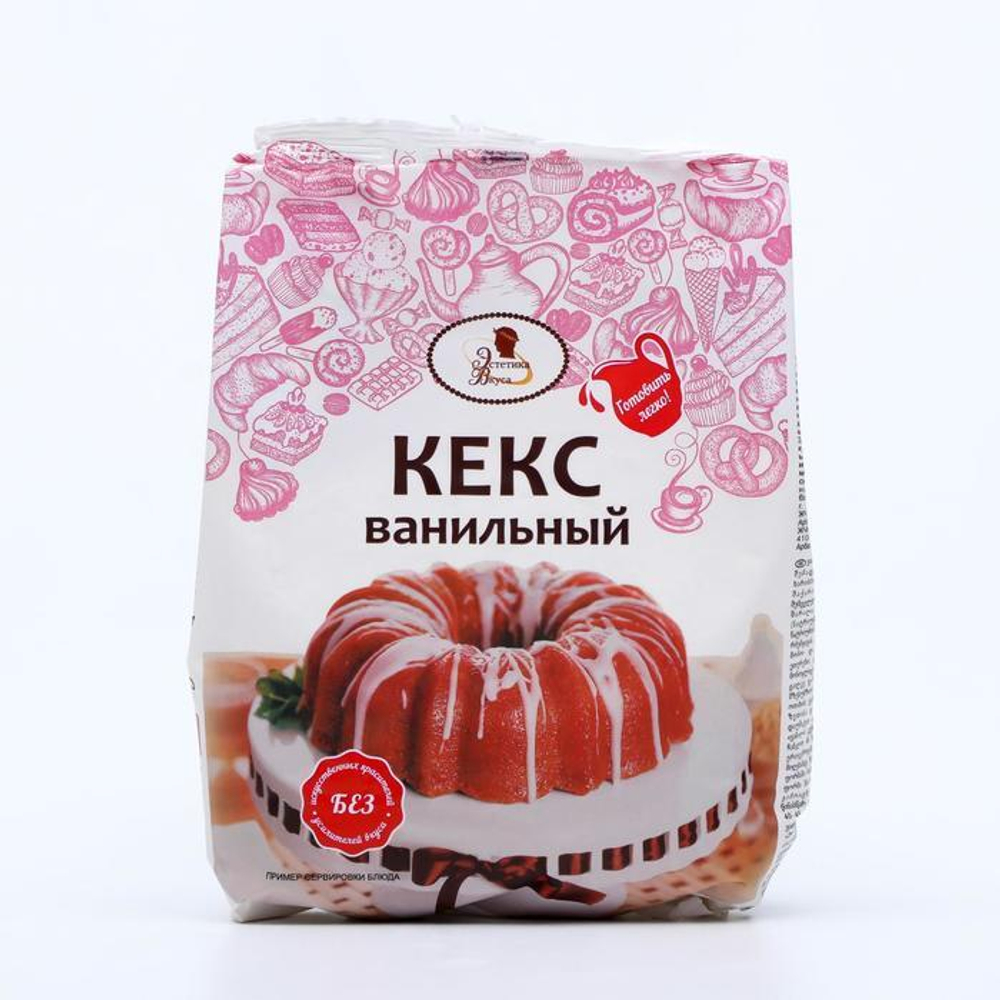 Кекс ванильный «Эстетика вкуса», смесь для выпечки, 300 г