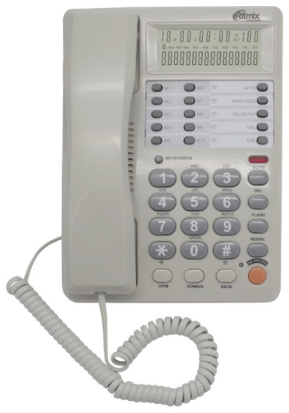 Проводной телефон Ritmix RT-495 белый