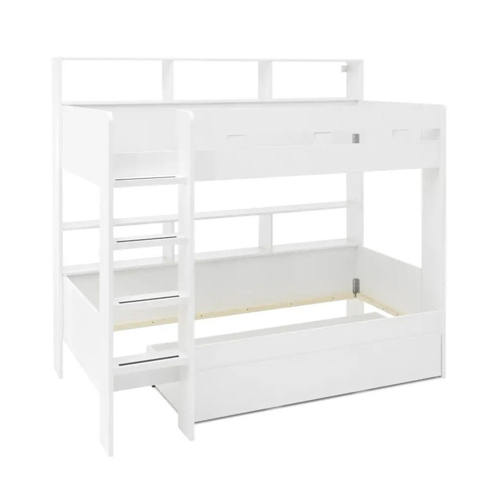 Кровать двухъярусная Гаус 90х200 с ящиком, белый