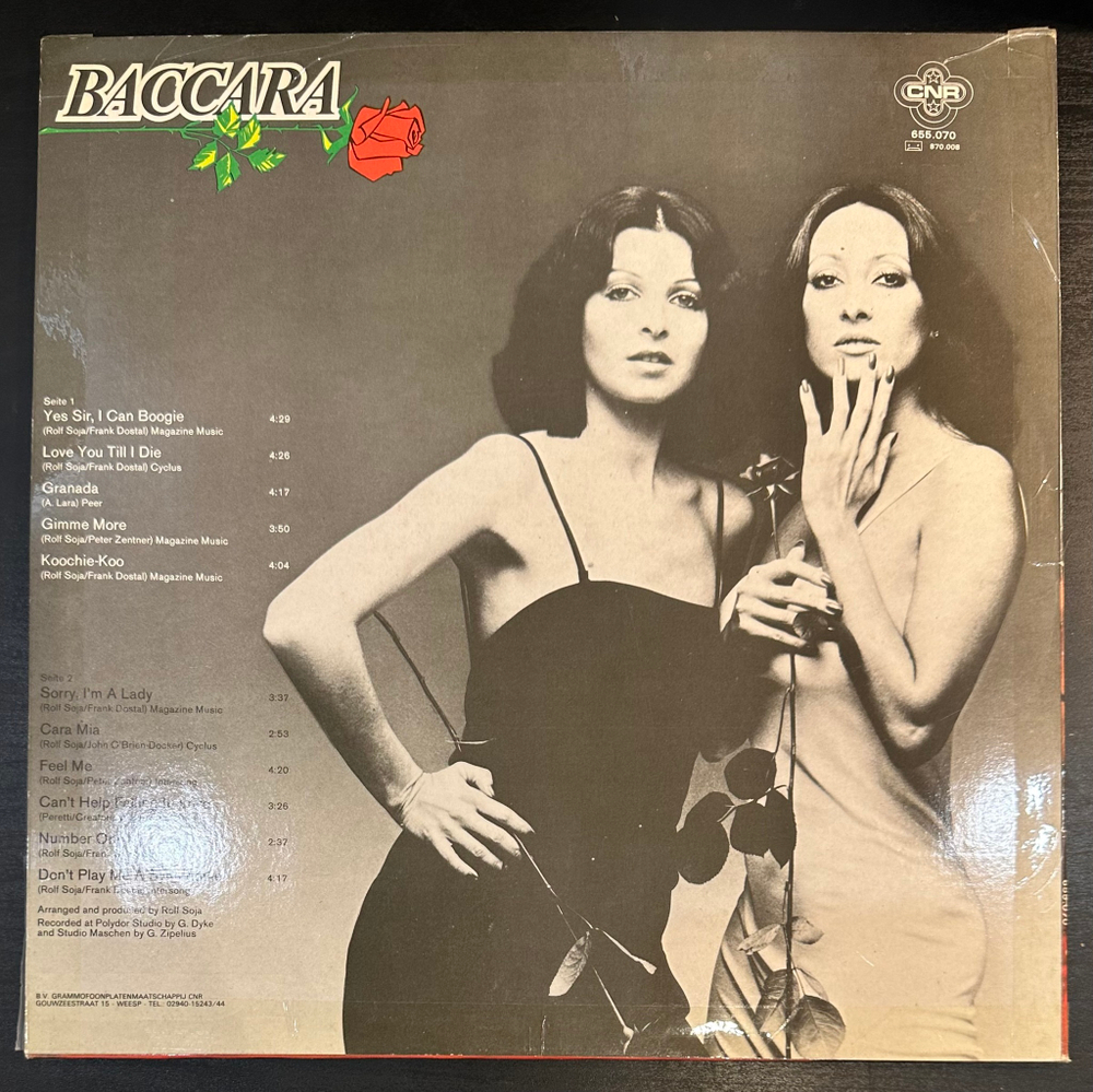Baccara - Baccara (Голландия 1977г.)