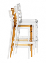 Стул пластиковый барный Siesta Contract Chiavari Bar 75, белый