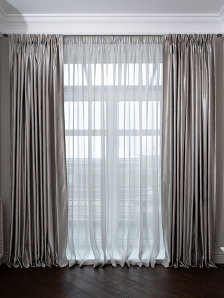 Портьера 260x275 Garda Decor Euphoria серая