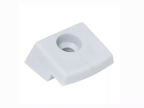 Полкодержатель зеркалодержатель, кляймер прямоугольный белый