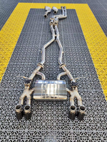 Спортивная выхлопная система с заслонками для BMW M3 M4 F80 F82 F83 3.0 2014-2020 БМВ