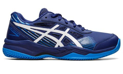 детские Кроссовки теннисные Asics Gel-Game 8 Clay/OC - dive blue/white