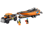 LEGO City: Внедорожник 4x4 с гоночным катером 60085 — 4x4 with Powerboat — Лего Сити Город