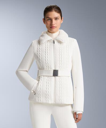 Oysho Водонепроницаемая куртка Primaloft® SKI, белый