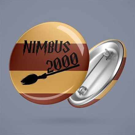 Значок "Nimbus 2000 - Harry Potter"