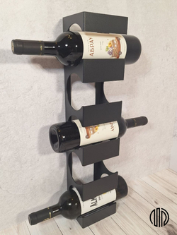 Держатель для бутылок, полка для вина, винница на 5 бутылок