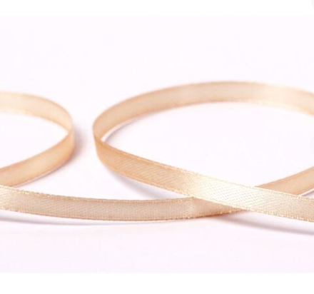 Лента атласная 6 мм ( 1/4 ") , №006 св.персиковый