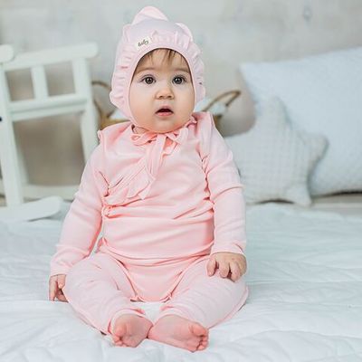 Ruffled leggings 3-18 months - Berry Mousse