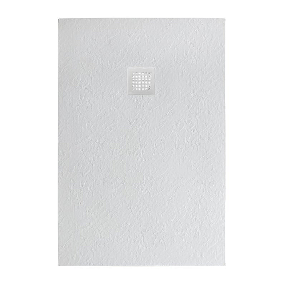Душевой поддон BelBagno Uno TRAY-MR-UNO-AH-120/90-35-W-BO белый, с сифоном и белой матовой накладкой