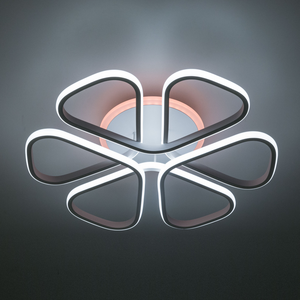 Citilux Сезар Смарт CL233A250E RGB Умная люстра Белая