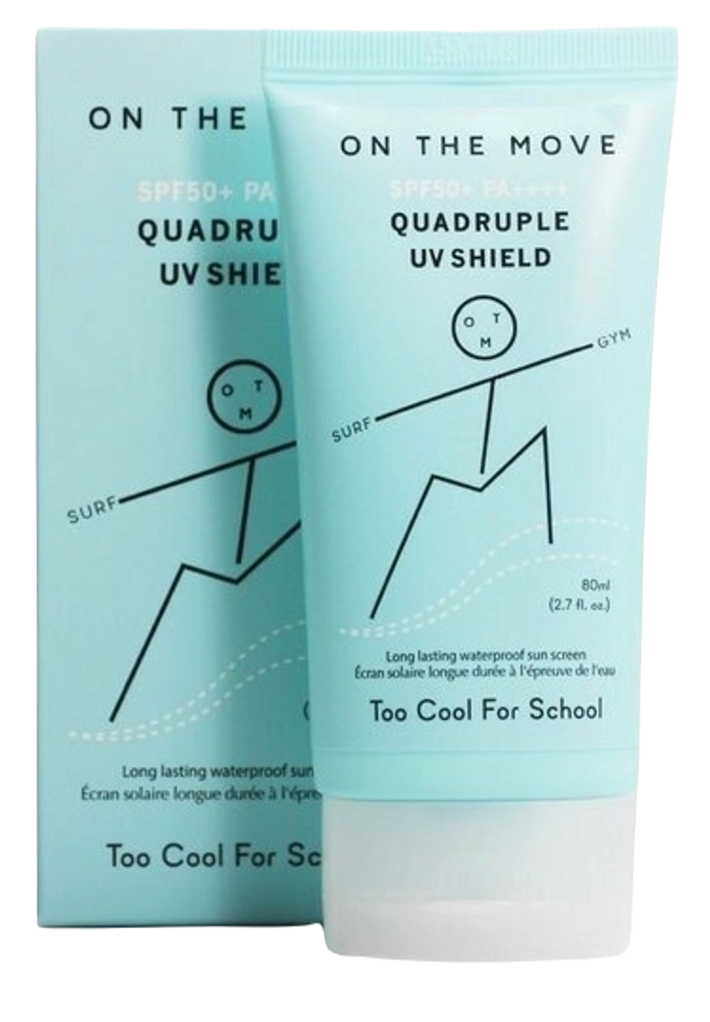 Too Cool For School On The Move Quadruple UV Shield SPF50+ PA++++