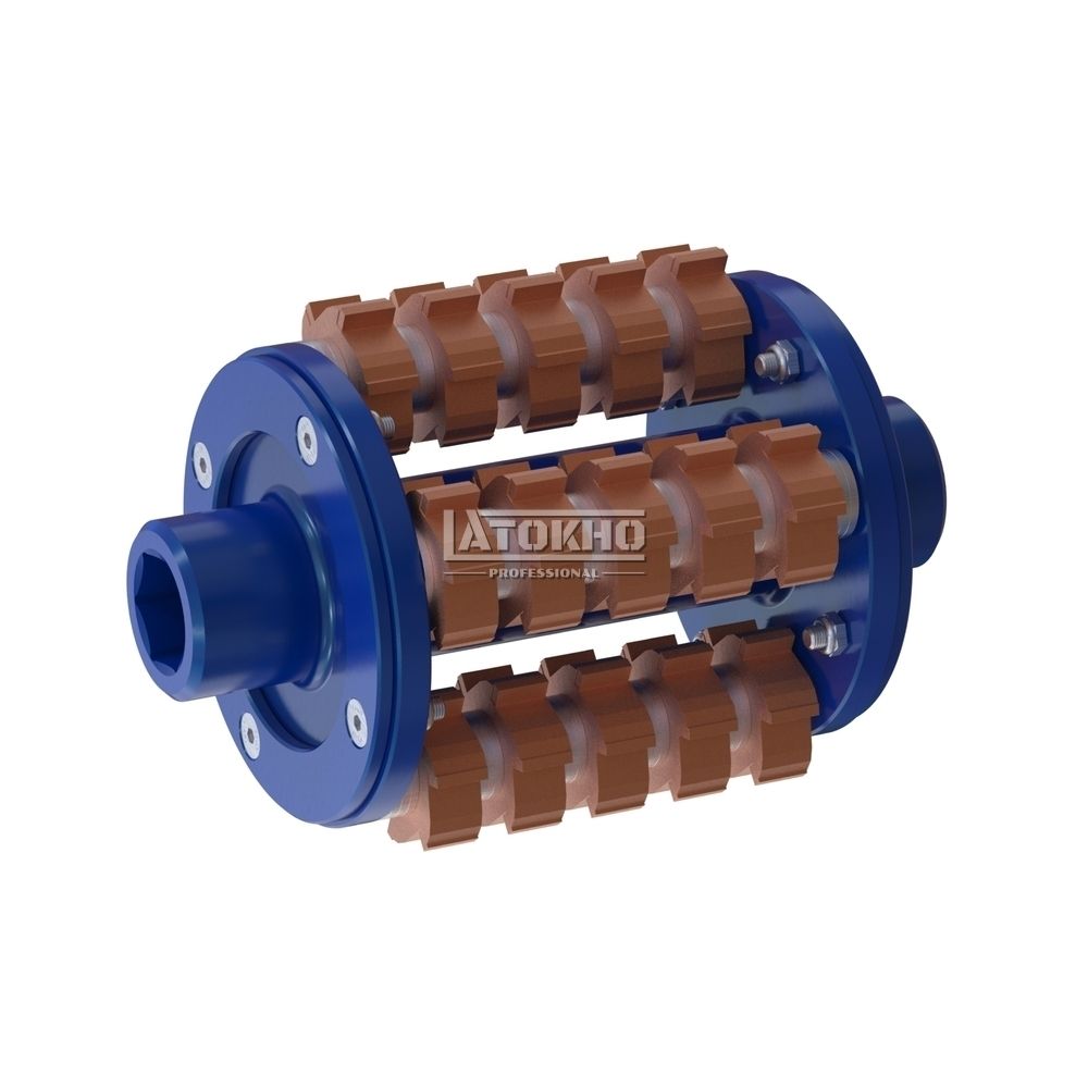 LATOKHO DCCR 250/150 (Россия) Фрезеровальный барабан (фреза) с карбидными ножами для демонтажа разметки шириной 150 мм