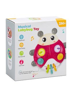 Игрушка развивающая-погремушка Веселый жук (G310)