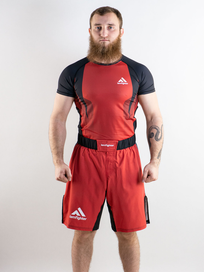 Рашгард "iamfighter" Basic (красный)