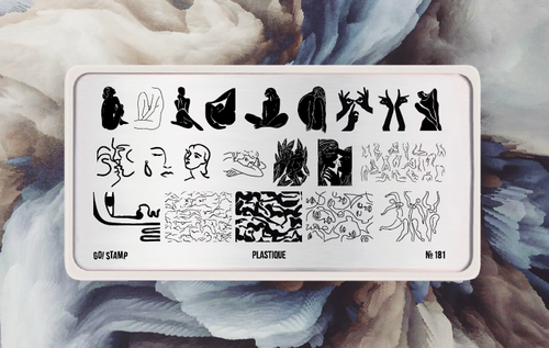 GO! Stamp Пластина для стемпинга 181 Plastique