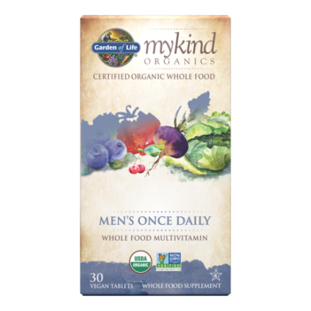 Garden of Life, Мультивитамины для мужчин, Men's Once Daily, 30 вегетарианских таблеток