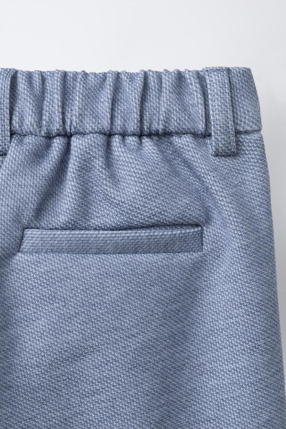 ZARA КОСТЮМНЫЕ БРЮКИ COMFORT, СИНИЙ